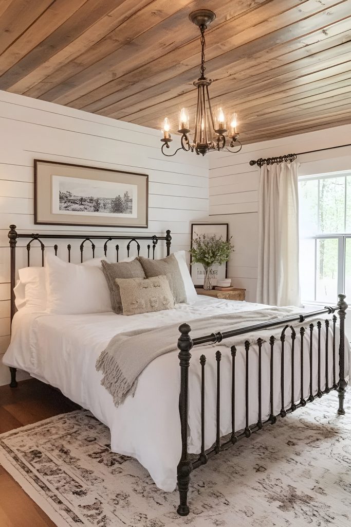Wrought Iron Bed Frames A Classic Element of Rustic Bedrooms