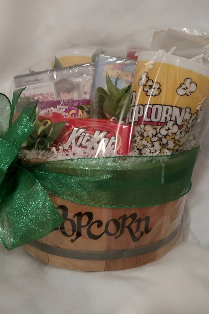 A Movie Night Basket to Enjoy Together