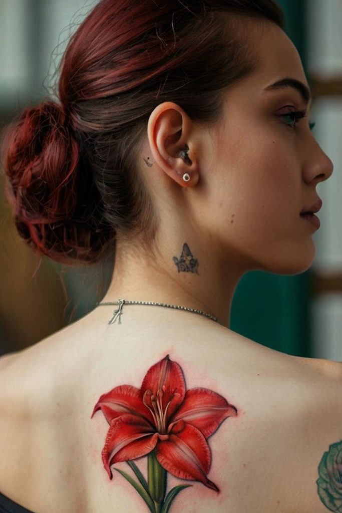 Beauty of Flower Face of Feminine Elegance