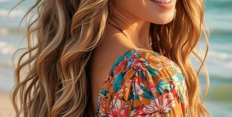 Boho Braids with Beach Waves