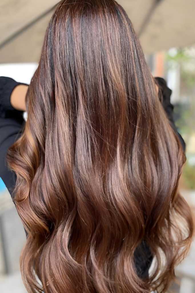 Chocolate Glaze Brunette with Glass Hair