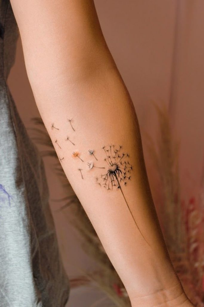 Dandelions and Flying Petals for a Dreamy Vibe