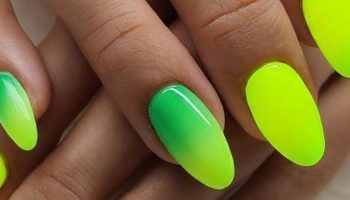 Green to Yellow Neon Glow