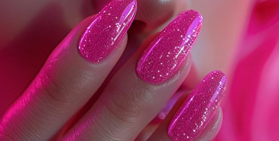 Hot Pink Barbiecore Nails