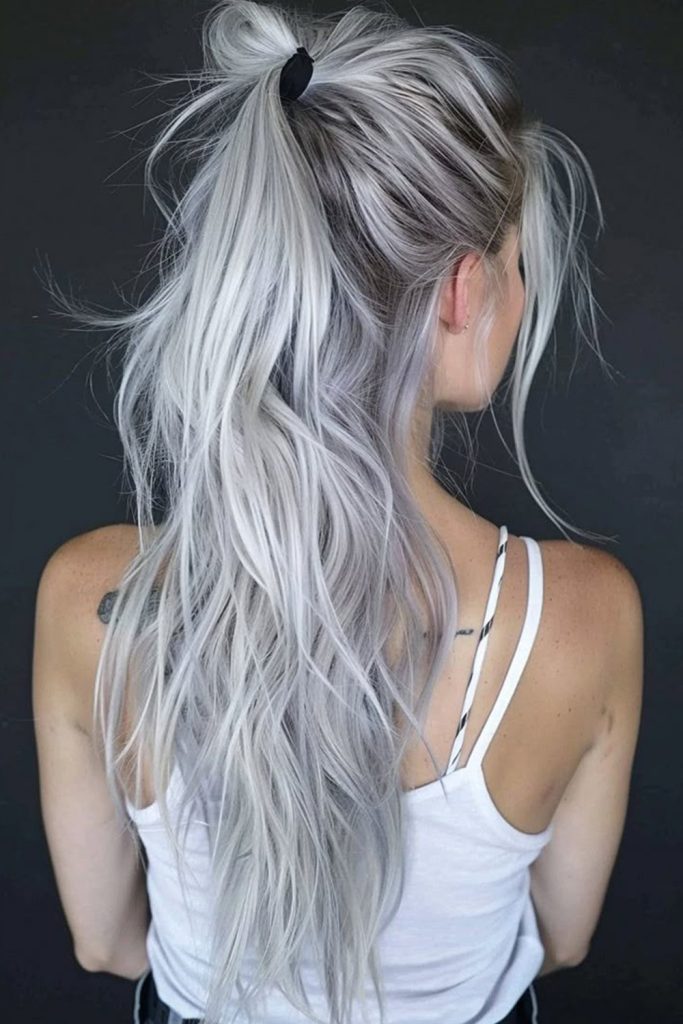 Icy Platinum Grey The Ultimate Cool Toned Elegance