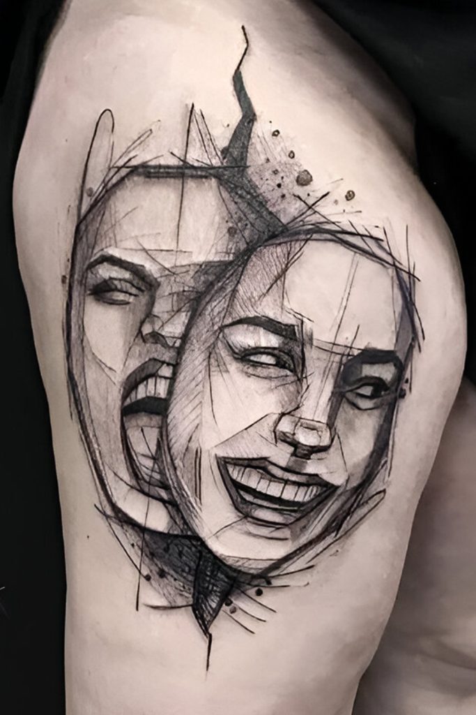 Intricate Details of Abstract Portraits