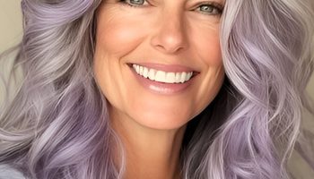 Lavender Tinted Silver A Fun Alternative to Classic Grey