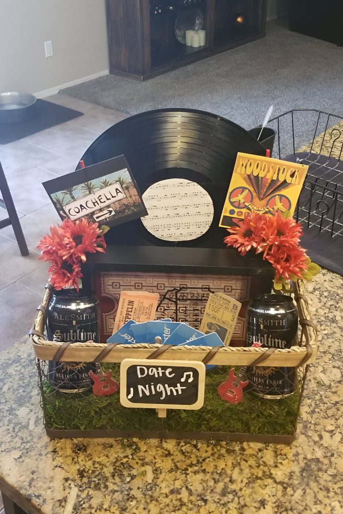 Mom's Mixtape Music Basket