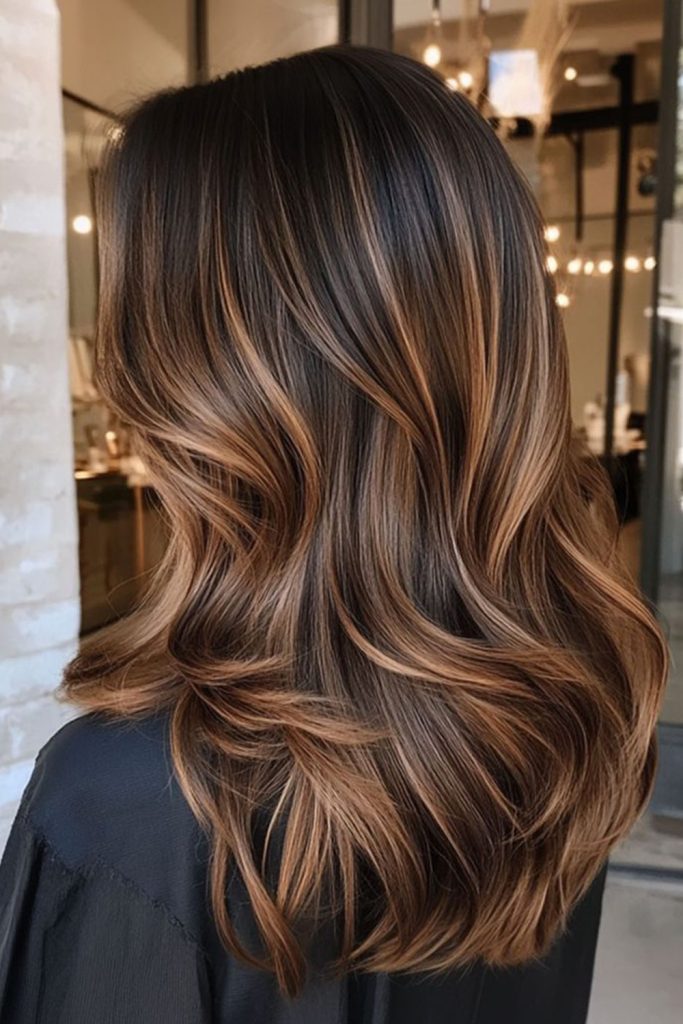 Natural Looking Brunette Balayage