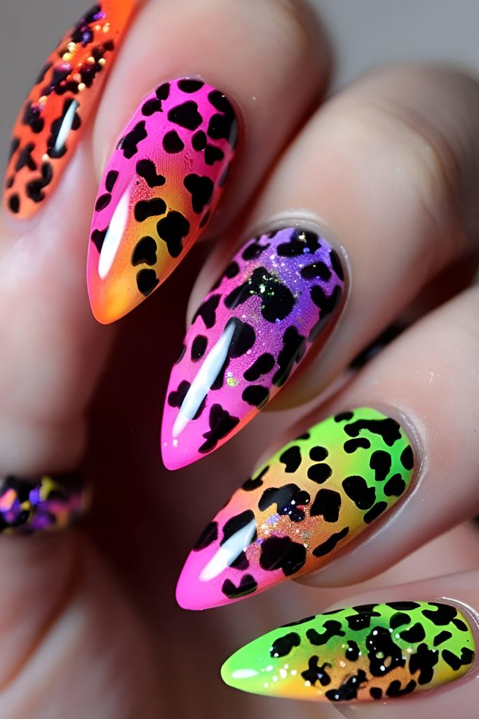 Neon Animal Print