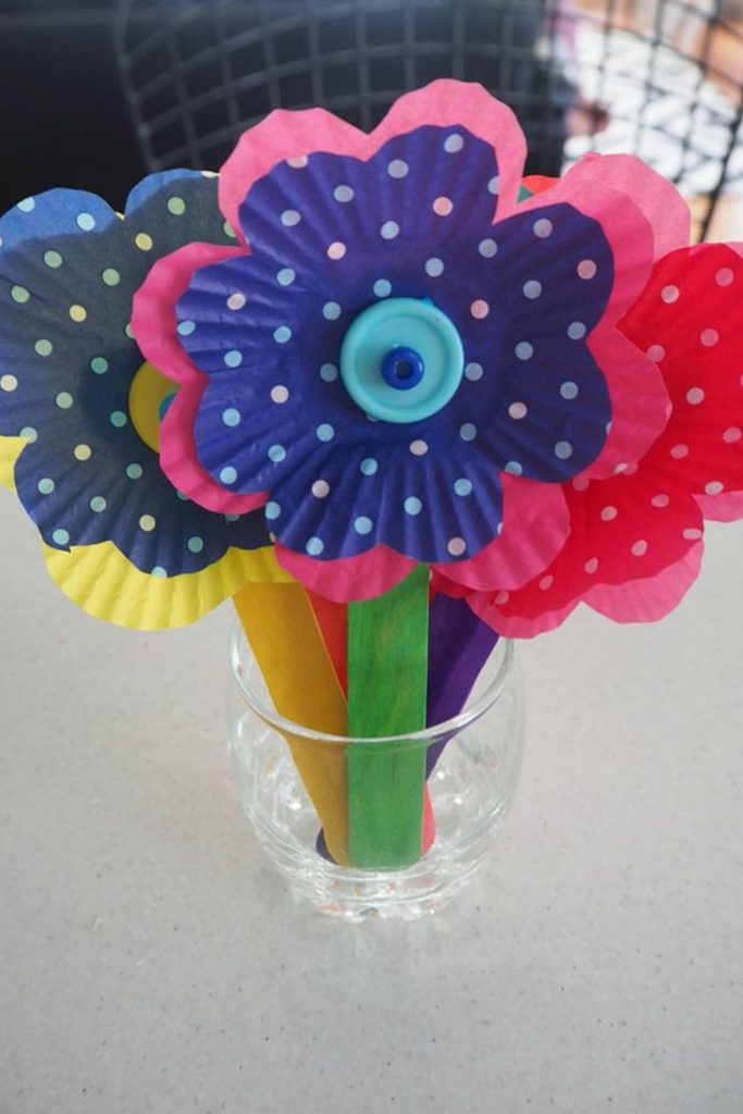 Recycled Material Cupcake Stand