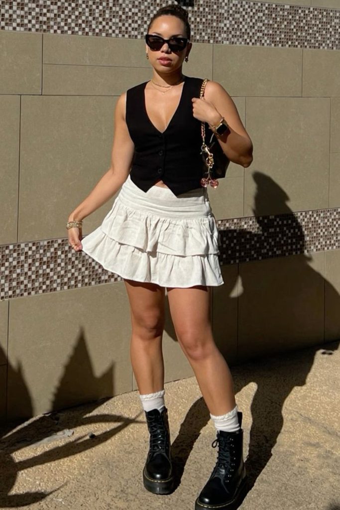 Ruffled Skirt Some Playful Flair