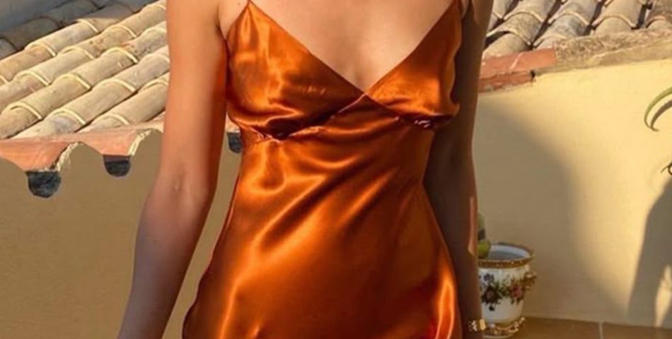 Satin Slip Dress – Sleek and Modern