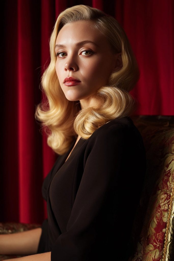Scarlett Johansson’s Old Hollywood Waves