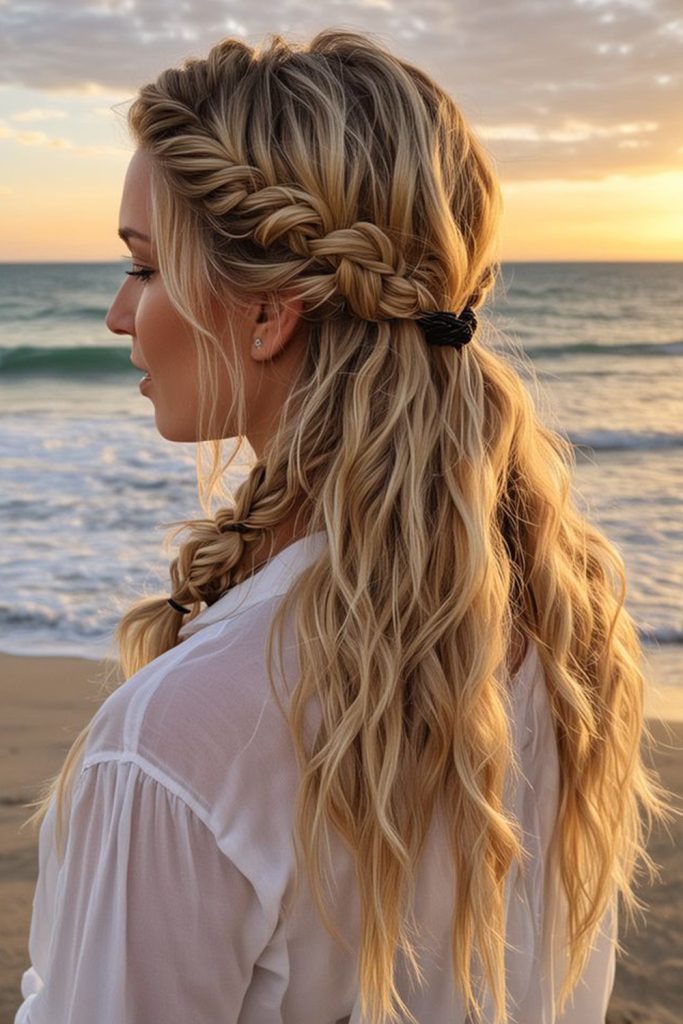 Sunset Hour Halo Braid