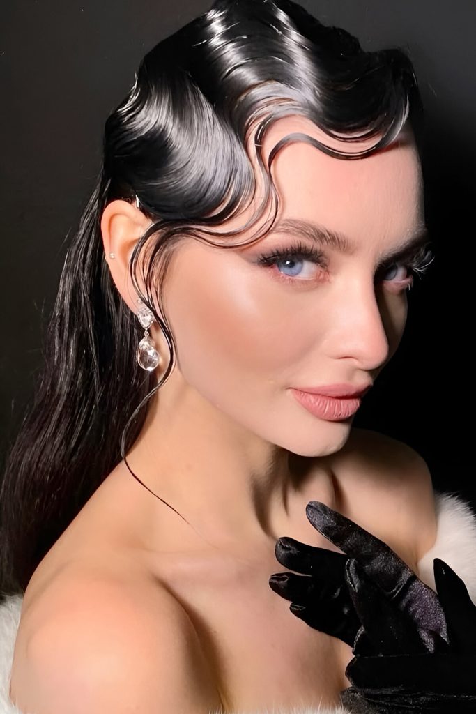 Wet Waves That Whisper Old Hollywood