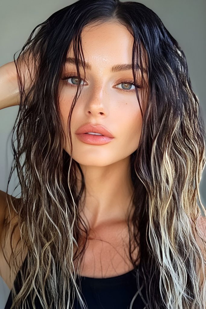 Wet Waves with a Fire Toned Flair