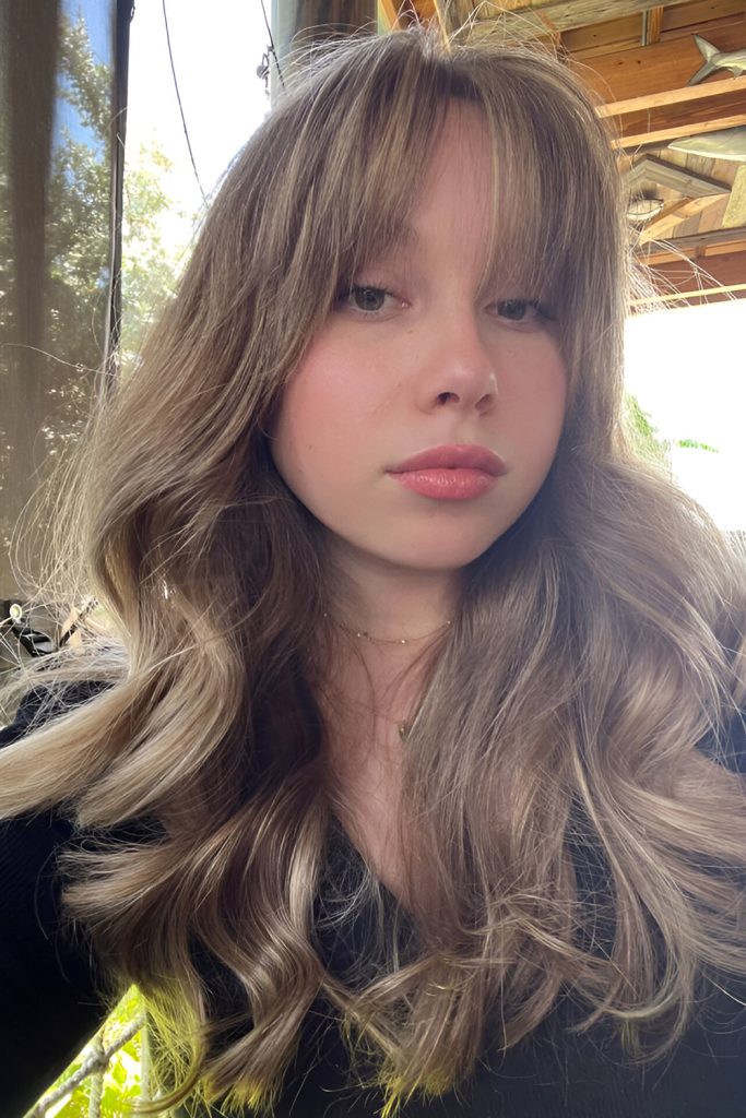 Wispy Fringe with Waves