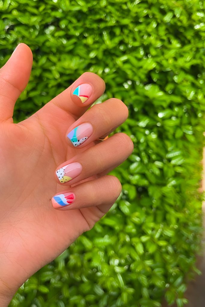 Abstract Art Nails Anything But Plain