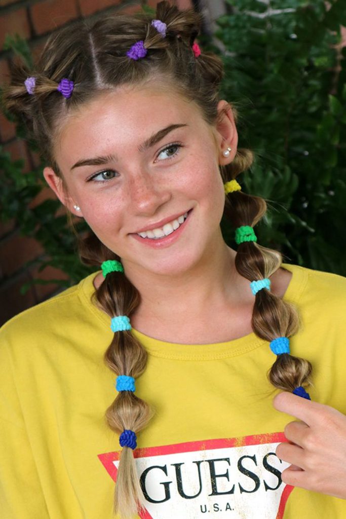 Bubble Crown Braid