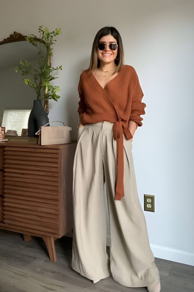 Clever and Comfy Wool Trousers