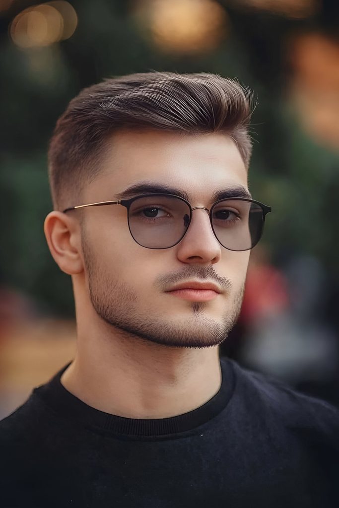 Comb Over Taper Fade