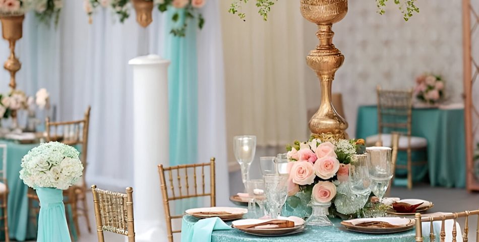 Coral & Turquoise Coastal Cool Meets Warm Romance