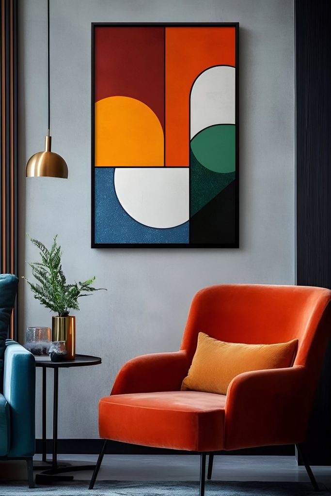 Creative Side with Simple Abstract Paintings