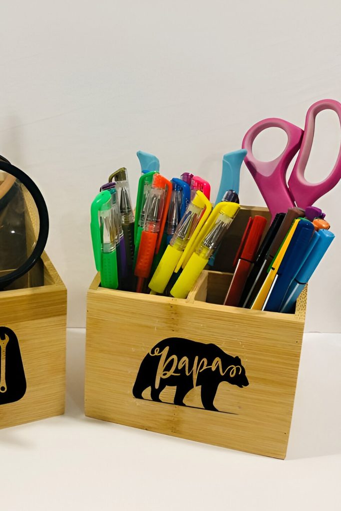 Dad's Desk Upgrade Handmade Desk Organizer