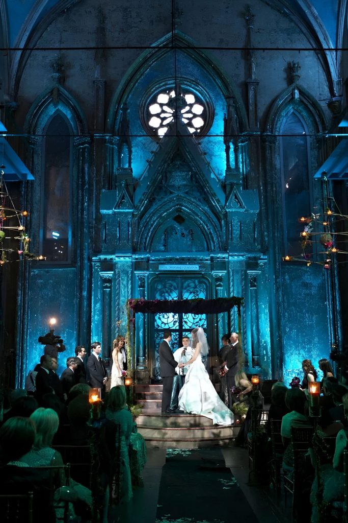 Darkness with a Tim Burton Inspired Gothic Wedding