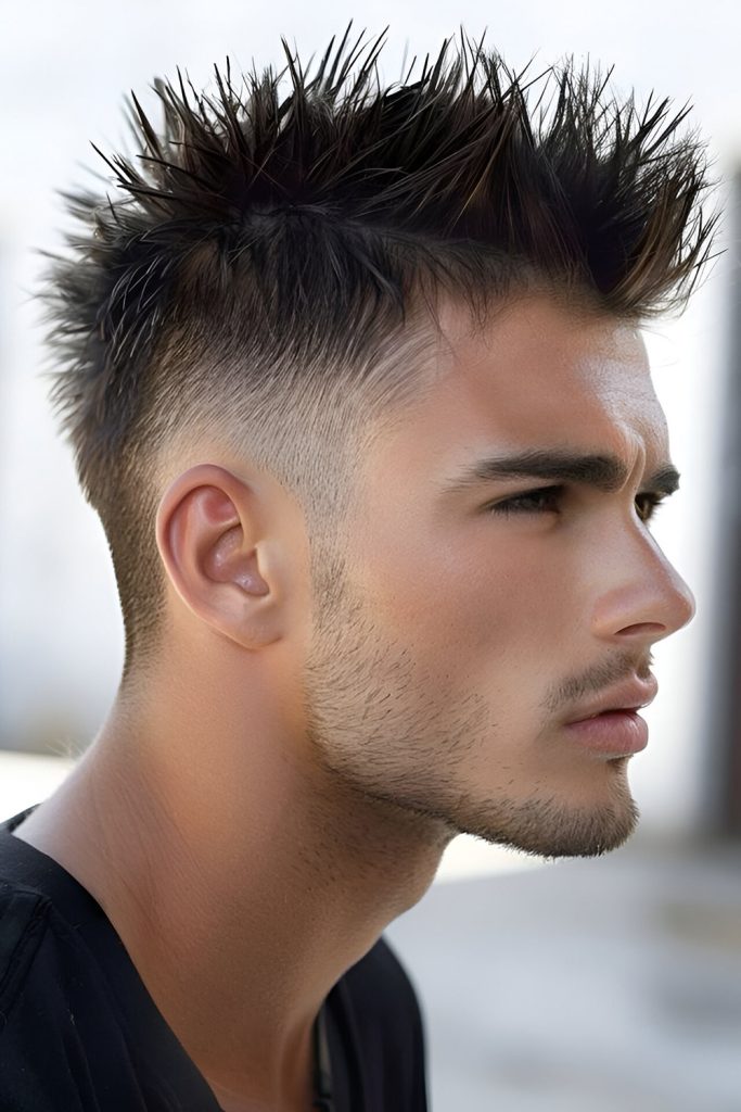 Drop Fade Faux Hawk
