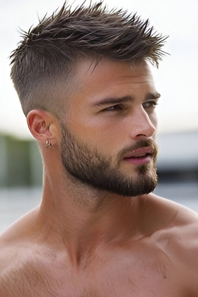 Faux Hawk Taper Fade