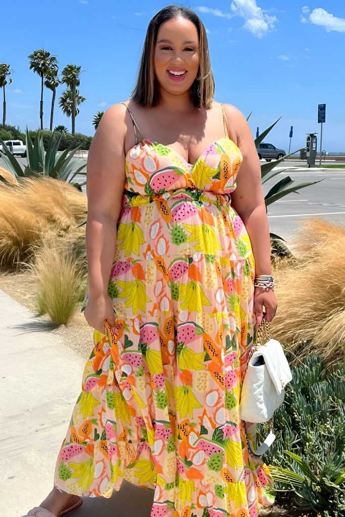 Flowing Maxi Dress and Sandals