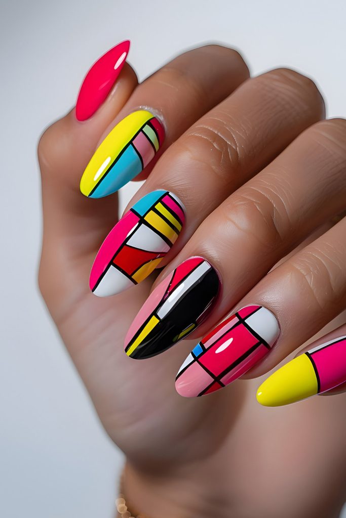 Geometric Color Blocking That's Bold, Bright, and Brilliant
