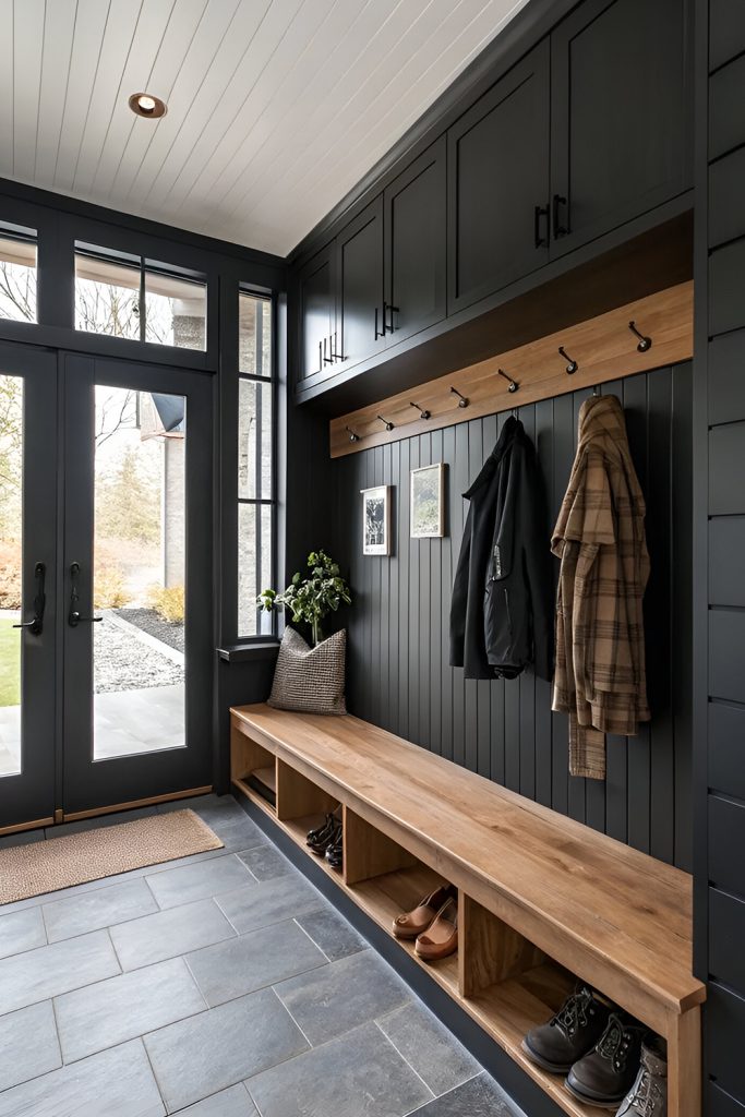 Mudroom Magic Create a Bench and Storage Area