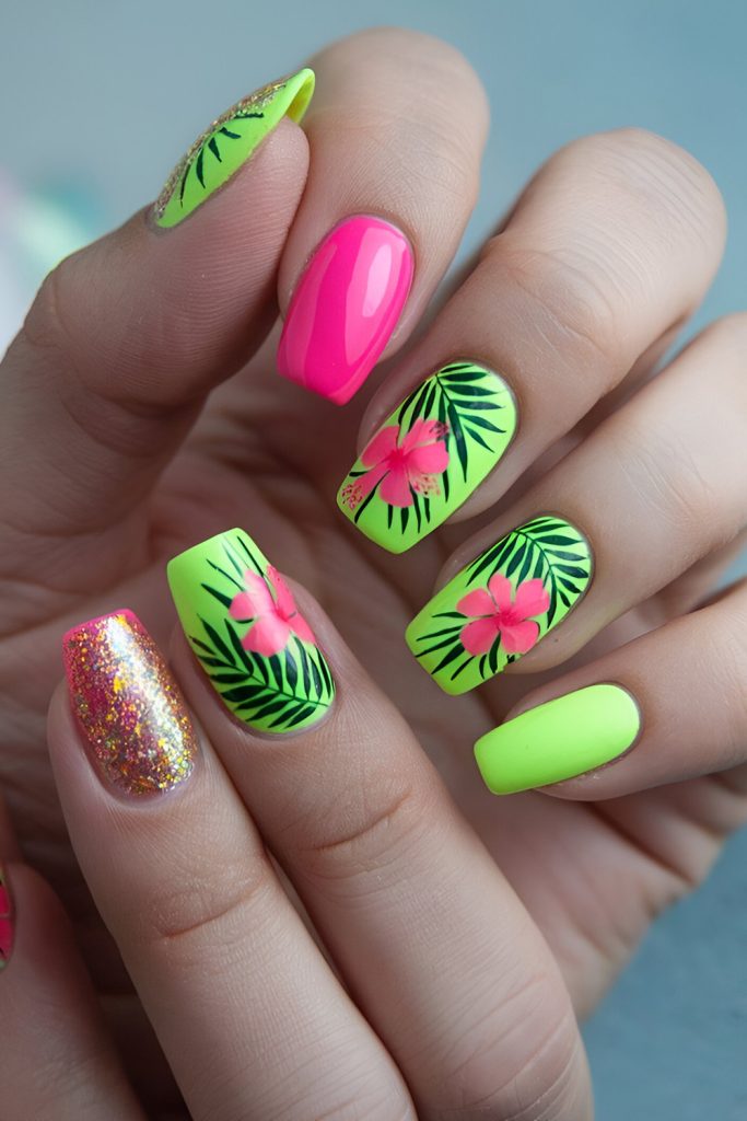 Neon Jungle Colors Repurposed Animal Prints