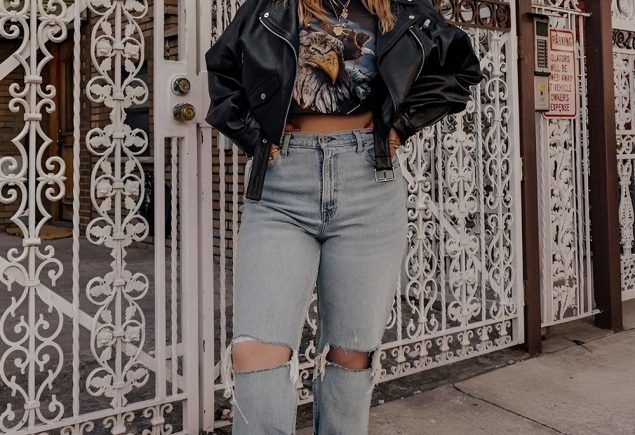 Pin That Timeless Leather and Ripped Jeans
