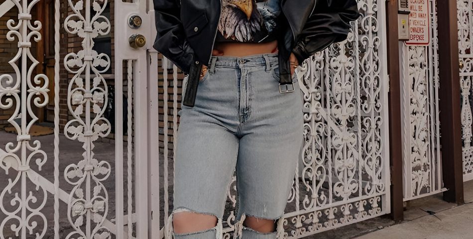 Pin That Timeless Leather and Ripped Jeans