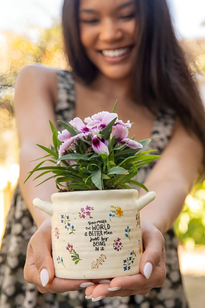 Pot a Plant in a Decorated Planter