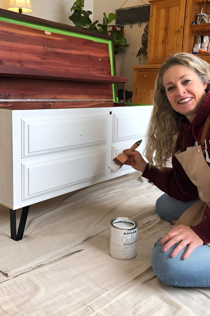 Revive Worn Out Pieces With Paint or Stain