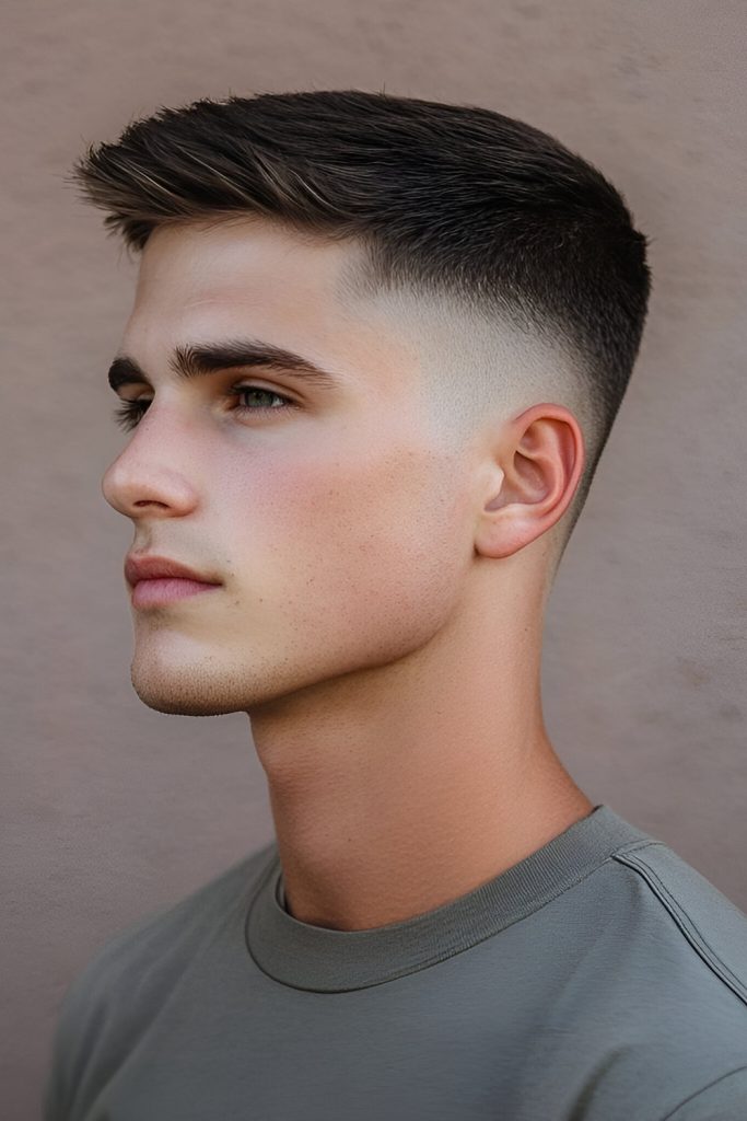 Side Parted Short Hair Suitable Anywhere