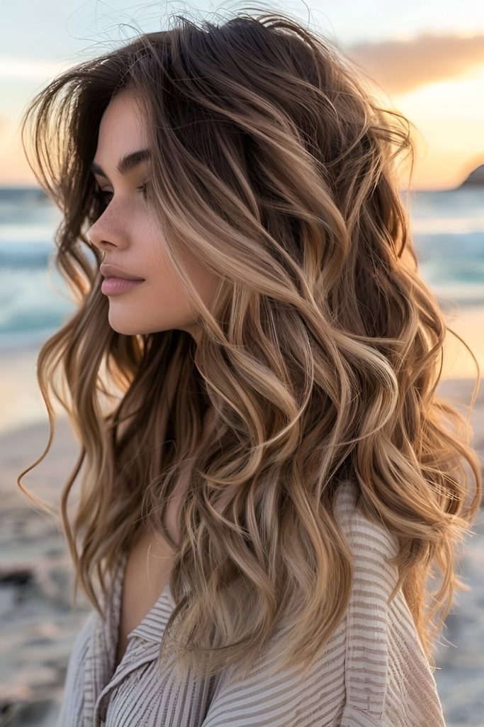 The Effortless Harmony of Blonde and Brunette