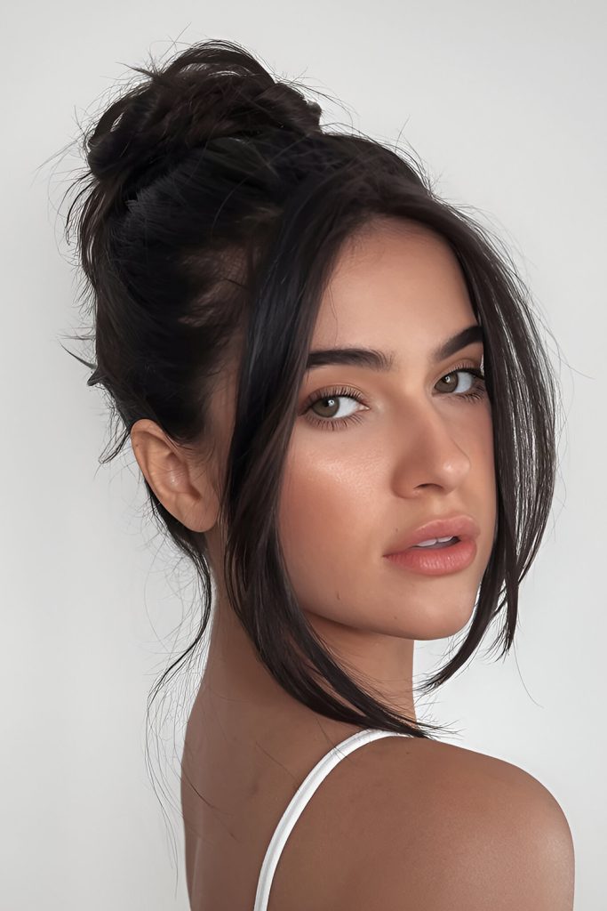 The Messy Top Knot That Owns the Room