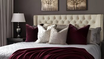 Treat with Deep Aubergine and Champagne Tones