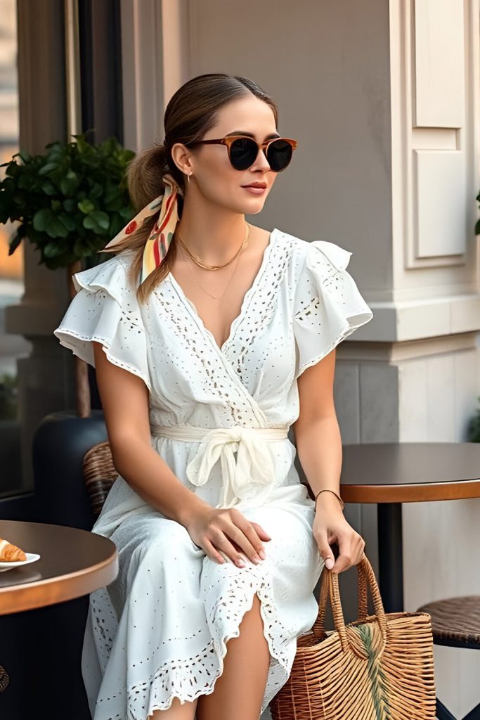 White Eyelet Dreams for a Sunny Day Out