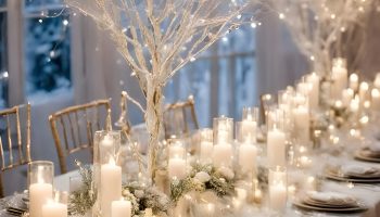 Winter Wonderland Wedding Enveloped in Glittering Snow