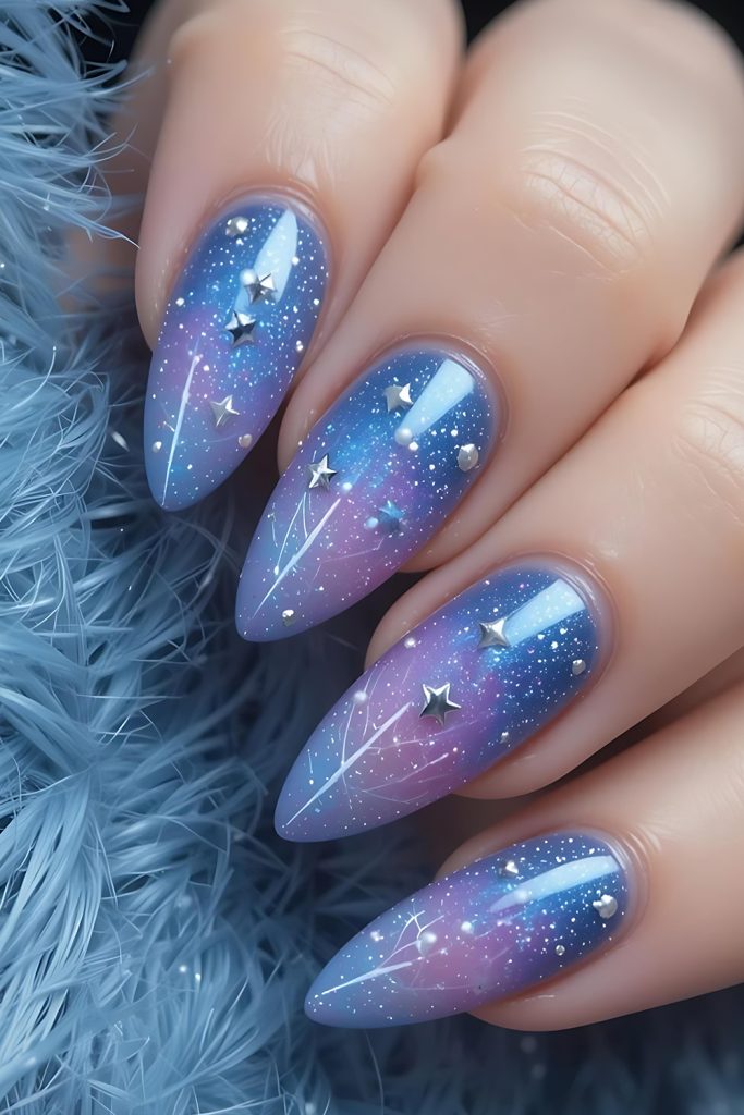 A Universe of Purple on Your Nails