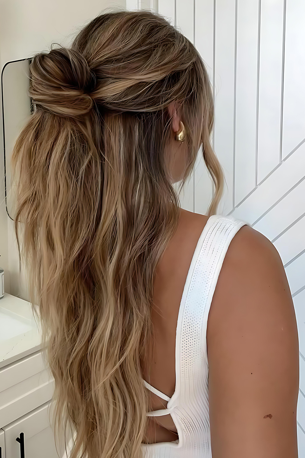 Beachy Half Up, Half Down Waves for Easy Breezy Days