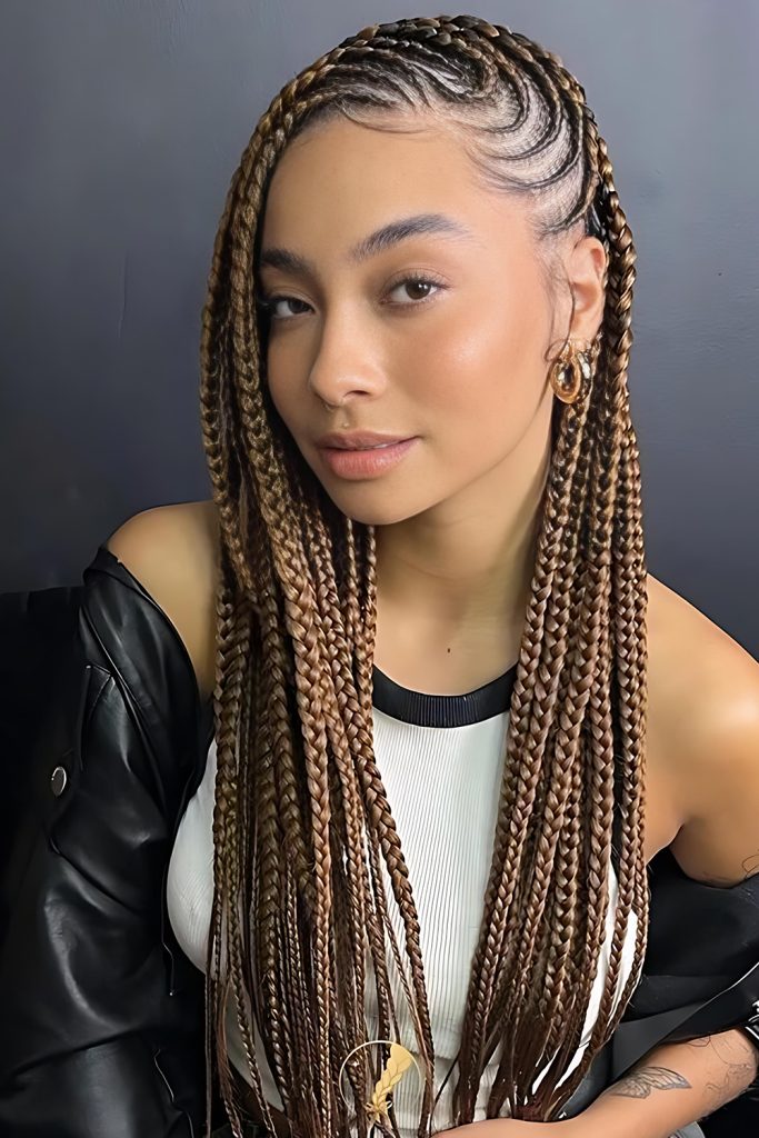 Boho Braids Meet Urban Chic