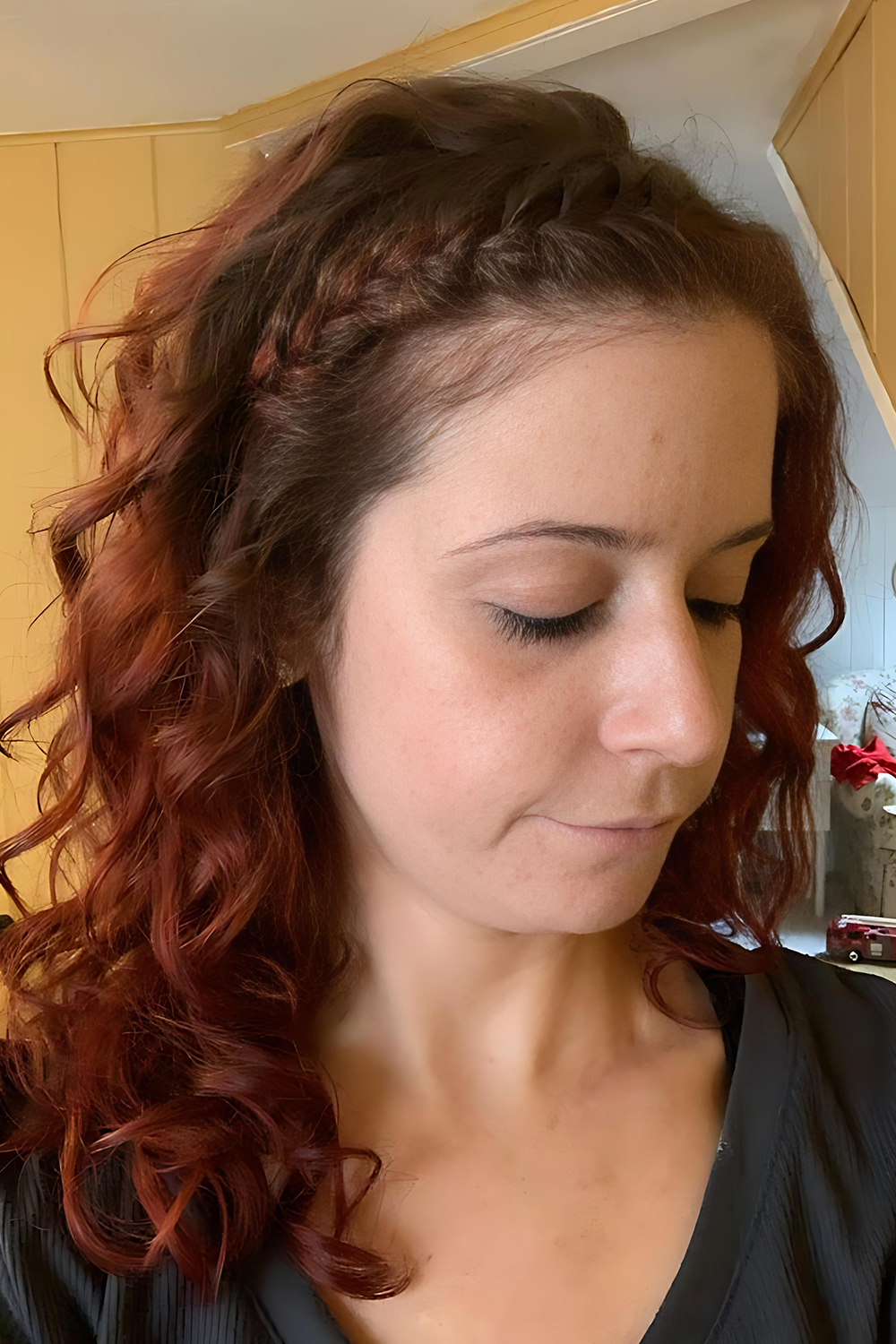 Braided Crown Style, Saying, I Woke Up Like This